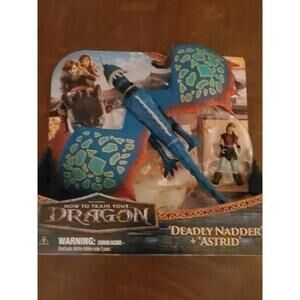 How To Train Your Dragon DEADLY NADDER & ASTRID Figure Set